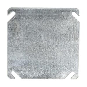 hubbellraco 8752 5 Flat Square Cover en blanco 4Inch_1