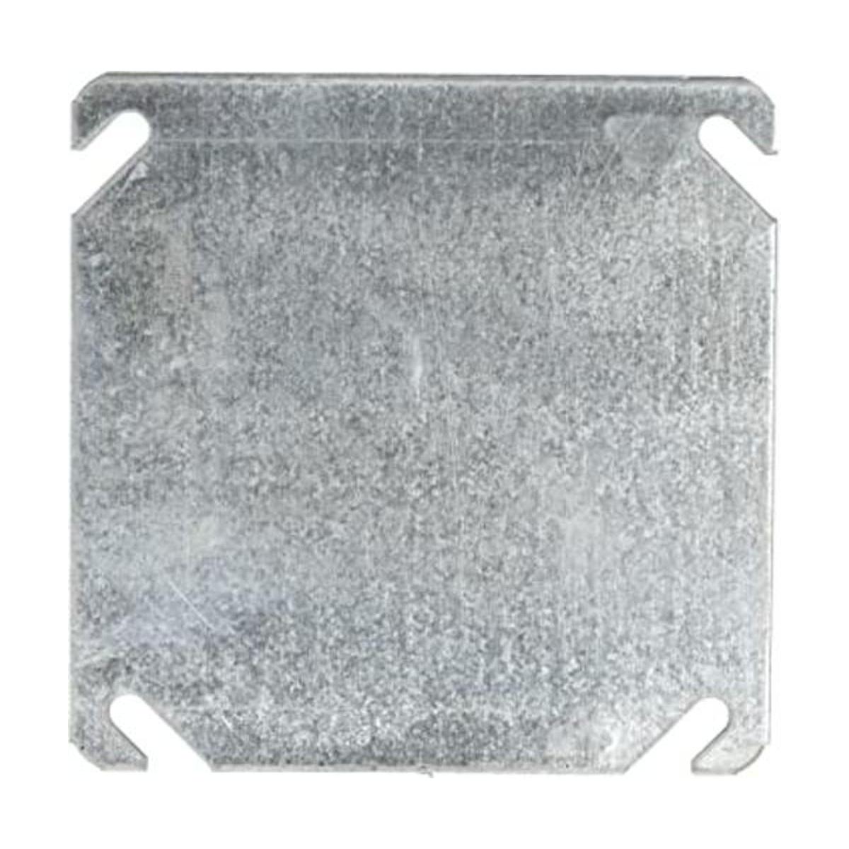 hubbellraco 8752 5 Flat Square Cover en blanco 4Inch