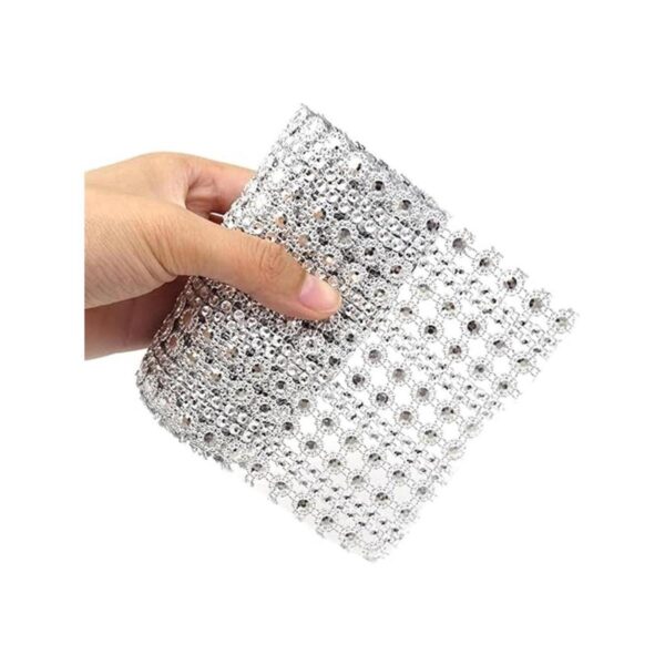 Honbay Rollo de malla de diamante con forma de flor