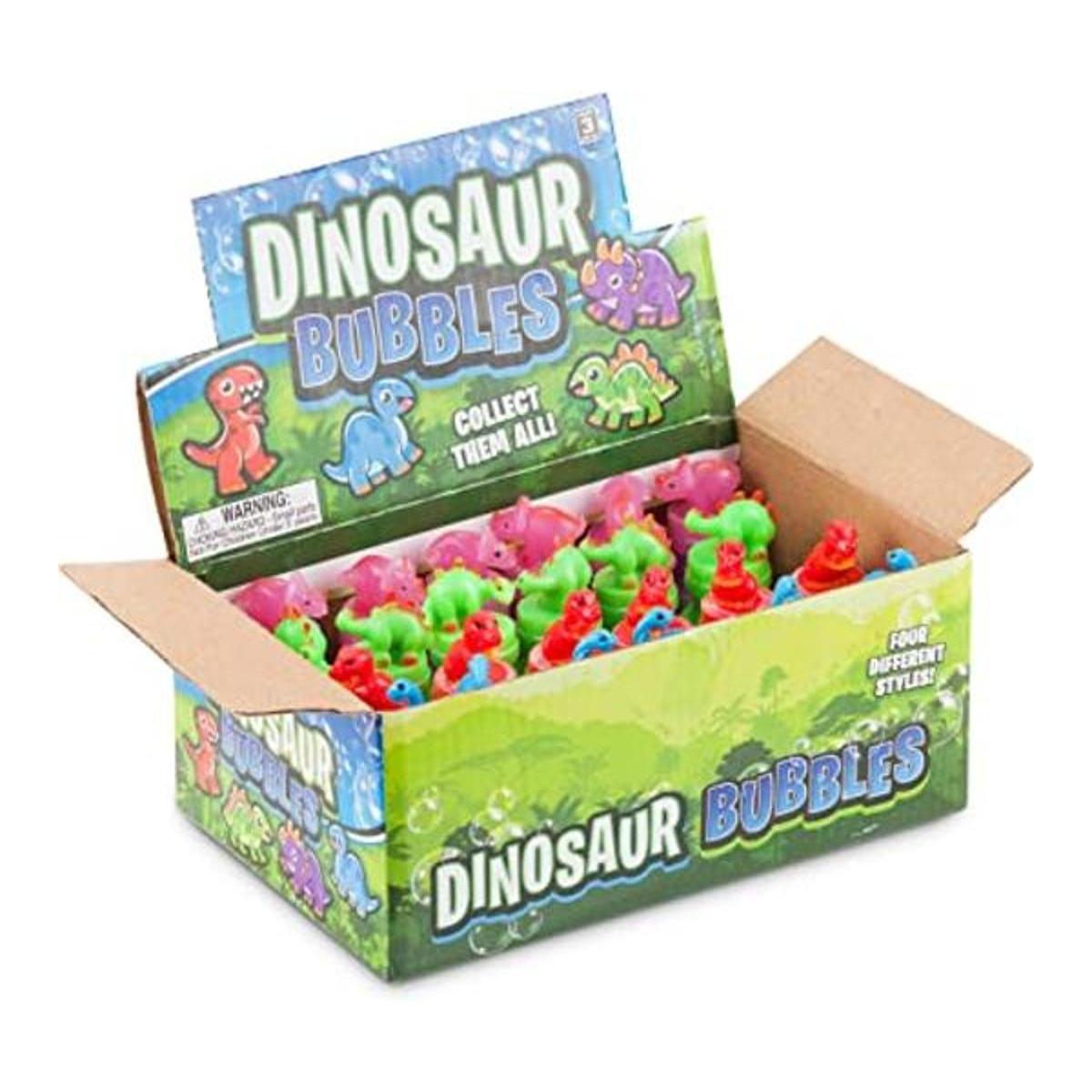 Regalos de fiesta de burbujas de dinosaurio para niños