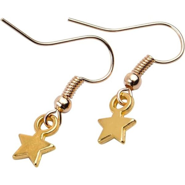 100 colgantes de aleación con forma de estrella para