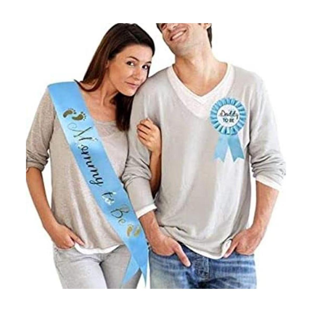 CoolerthingssDG banda azul claro para baby shower