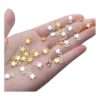 100 colgantes de aleación con forma de estrella para
