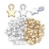 100 colgantes de aleación con forma de estrella para
