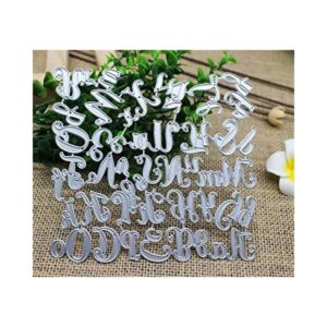26 mayúsculas minúsculas alfabeto metal troqueles letras