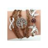alimitopia 50pcs aleación árbol de vida de amuletos de la