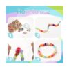 TOAOB 1000pcs Colorful Round Letter Beads 4x7mm Acrylic
