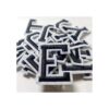 Parches de letras termoadhesivas de 52 piezas parches de