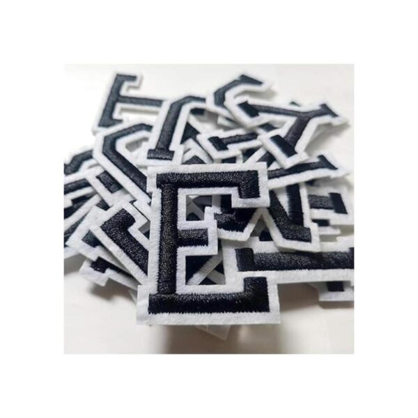 Parches de letras termoadhesivas de 52 piezas parches de