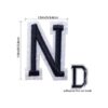 Parches de letras termoadhesivas de 52 piezas parches de
