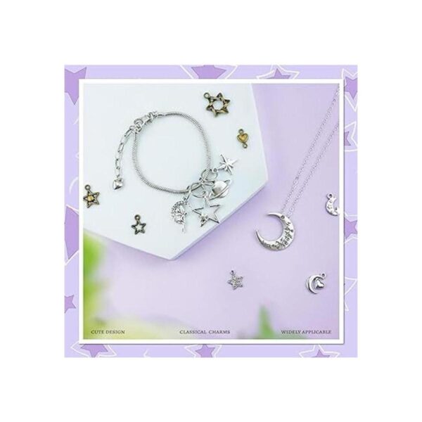 JIALEEY Dijes celestiales mixtos de sol luna estrella