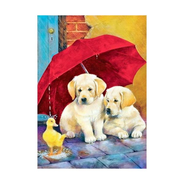 Stalente Kits de pintura de diamante para adultos perro_1