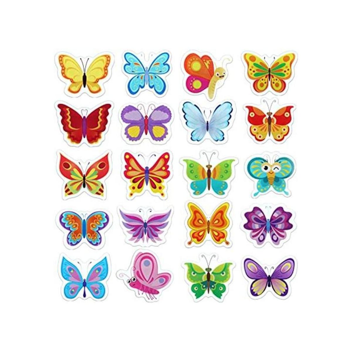 Adhesivos de ventana de mariposa para niños adhesivos de