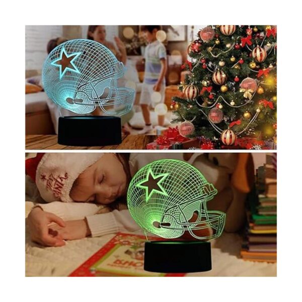 Lámpara LED de noche con iluminación 3D 7 colores con_3