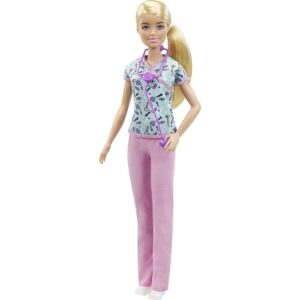 Barbie Muñeca enfermera rubia 12 pulgadas con ropa_1