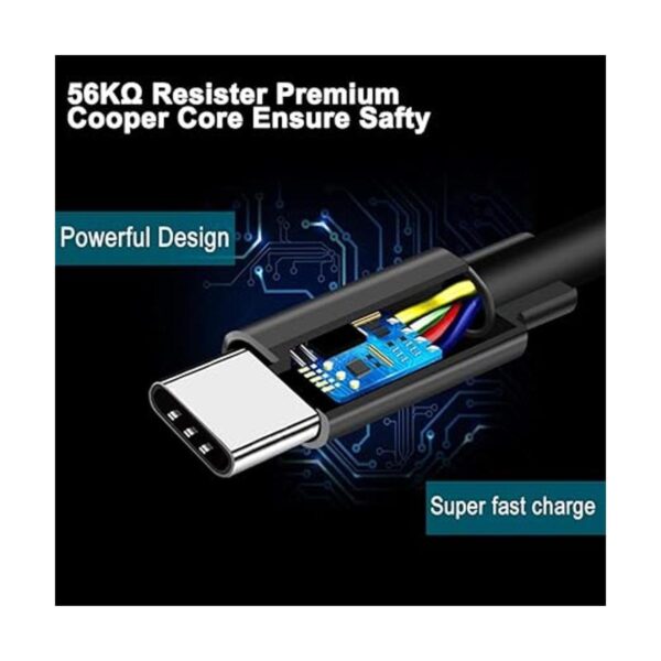 Cable de carga y sincronización de datos USBC tipo C para_3