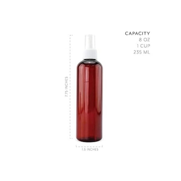 Cornucopia Botellas de aerosol de plástico marrón ámbar_3