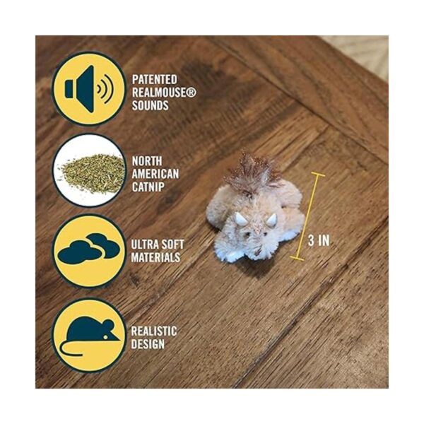 Our Pets Juguetes para gatos de interior PlayNSqueak_2