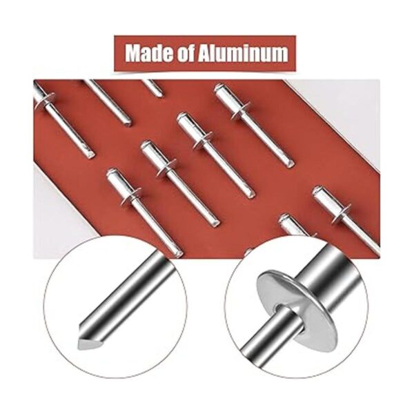 KINBOM Juego de 40 remaches de aluminio para persianas