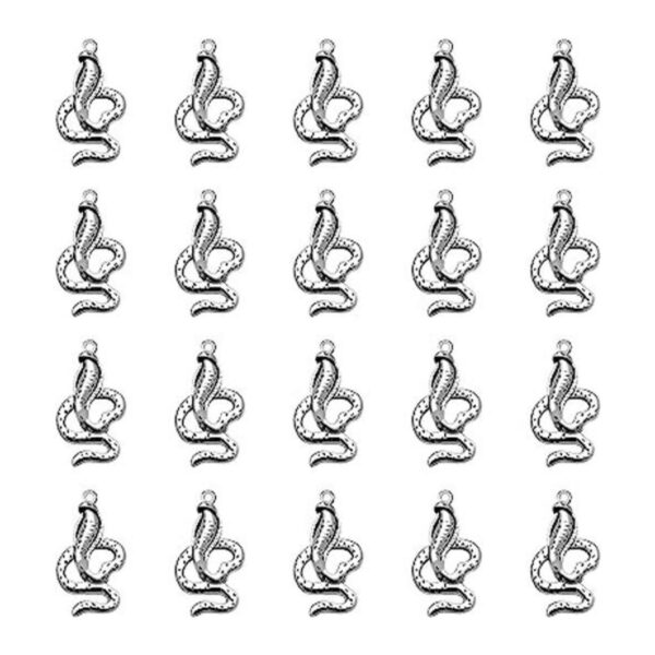 MseaRust 30 dijes de serpiente de aleación dijes de_1
