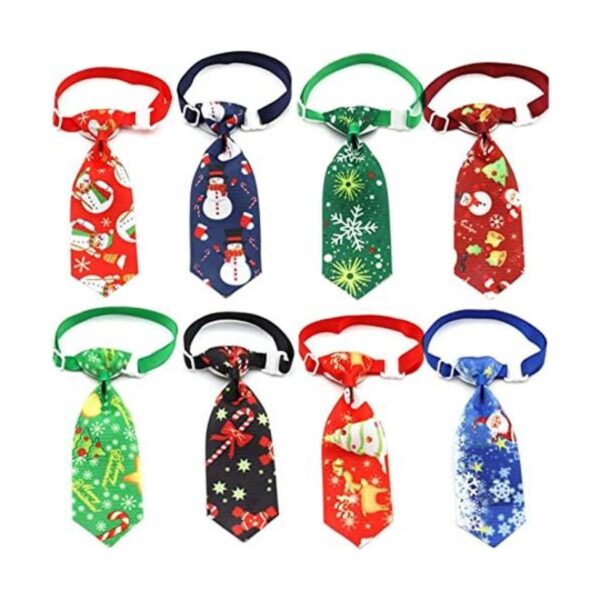 QKURT Corbatas de perro con collar ajustable 8 paquetes_1