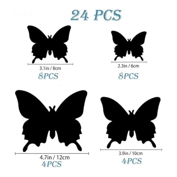 OPSEAM Decoración de pared de mariposa 2448 unidades_6