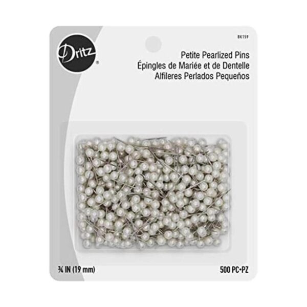 Dritz Petite Pearlized Tamaño 12 34 pulgadas Blanco Perla_1