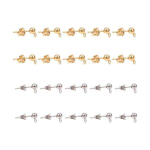 PH PandaHall 20 pares de aretes de acero inoxidable 304_1