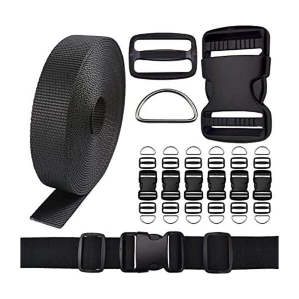 Juego de correas de hebillas de 34 pulgadas de 6 yardas