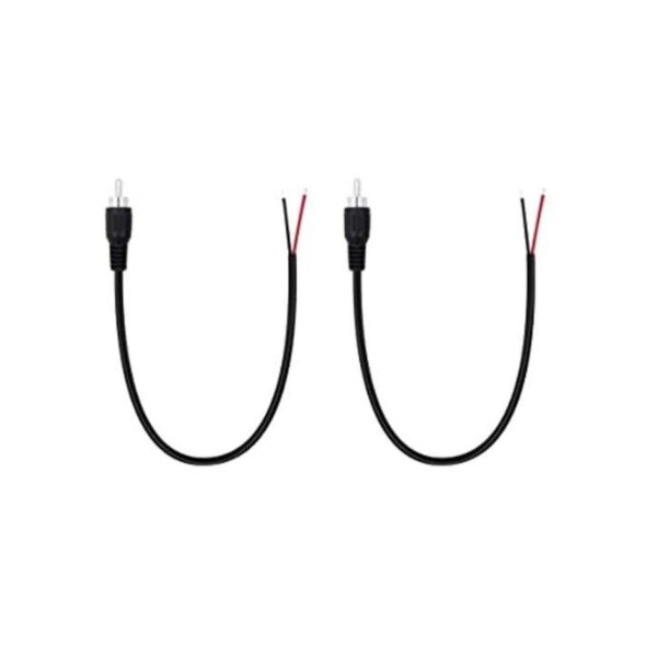 Fancasee Cable de altavoz RCA macho adaptador de conector_1