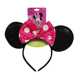 UPD Diadema con forma de oreja brillante de Minnie Mouse_1