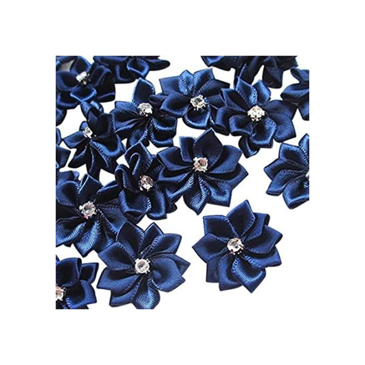 Chenkou Craft 40 unidades de 1.102 in con lazo de flores y