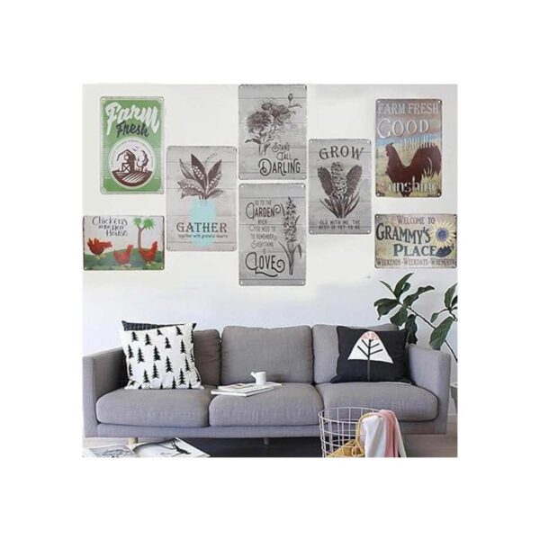 Skyc The Rooster May Crow But The Hen Carteles de metal