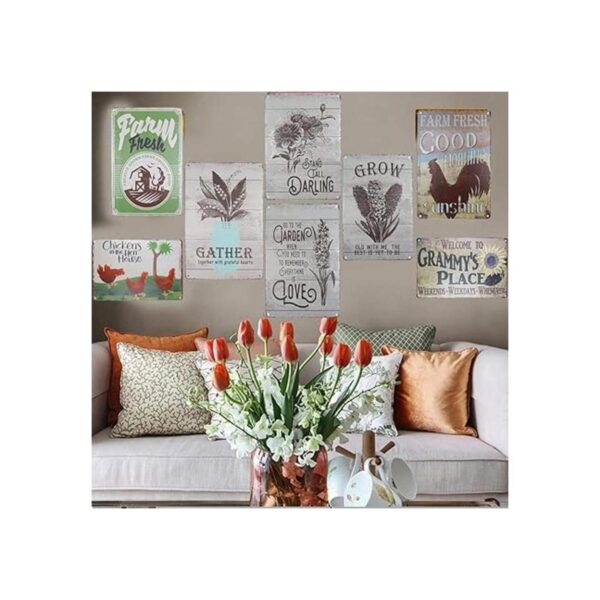 Skyc The Rooster May Crow But The Hen Carteles de metal