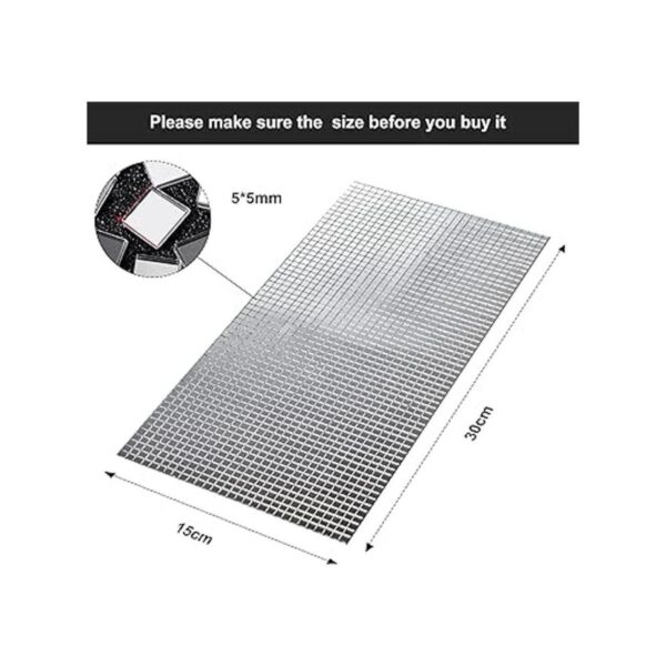 SATINIOR 3600 piezas de cristal cuadrado autoadhesivo de_2