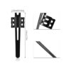 Linterna bolsillo negro clip extraíble accesorio Penlight
