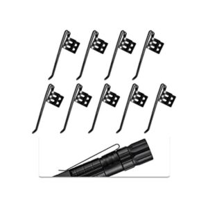 Linterna bolsillo negro clip extraíble accesorio Penlight