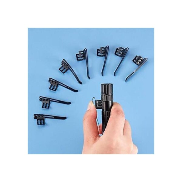 Linterna bolsillo negro clip extraíble accesorio Penlight