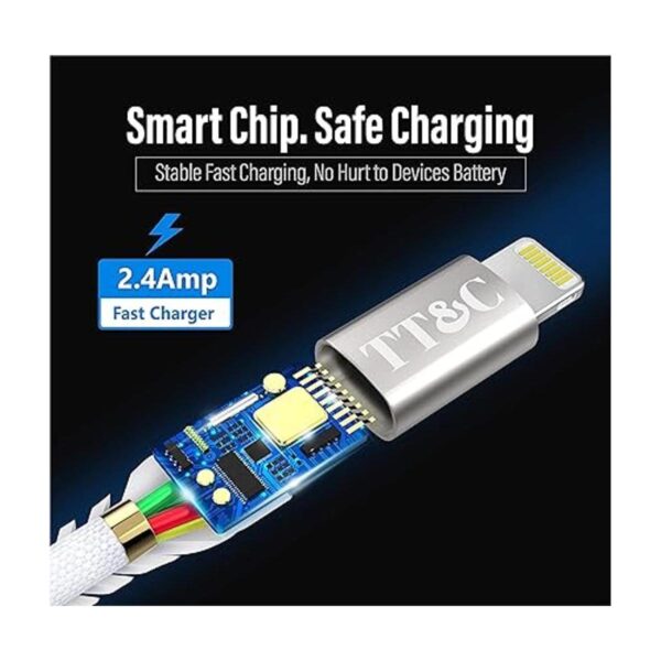 Cable corto Lightning para iPhone de 6 pulgadas_3