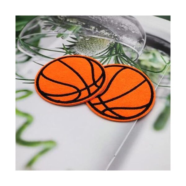 20 parches de bordado de baloncesto para planchar y coser