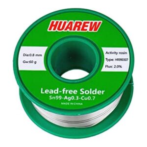 HUAREW HR990307 Sn 99Ag 0.3Cu 0.7 alambre de soldadura sin_1