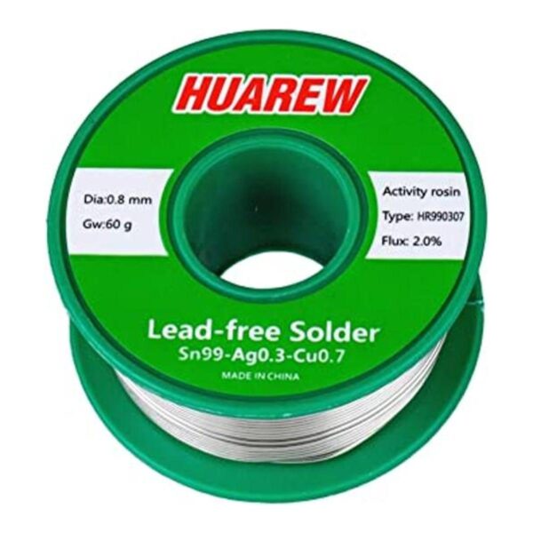 HUAREW HR990307 Sn 99Ag 0.3Cu 0.7 alambre de soldadura sin_1