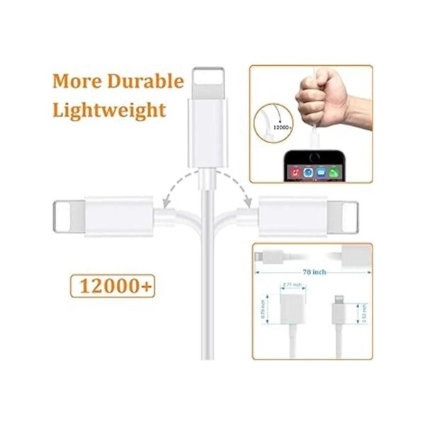 Cable de extensión de cargador para iPhone compatible con_3