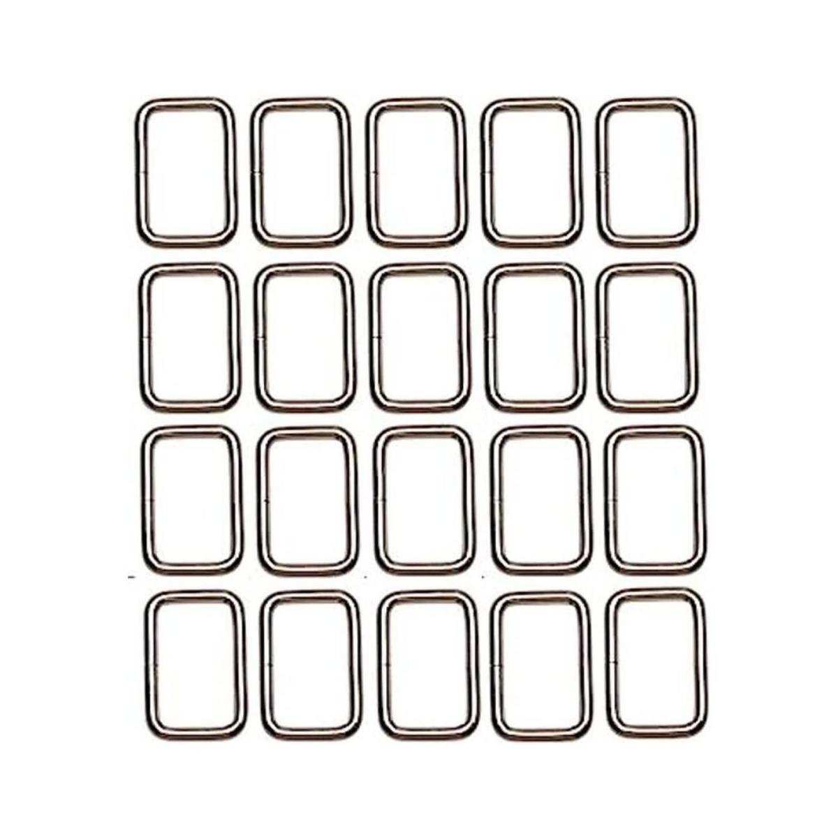 Shapenty Bolsa rectangular de 0.984 in gancho a presión