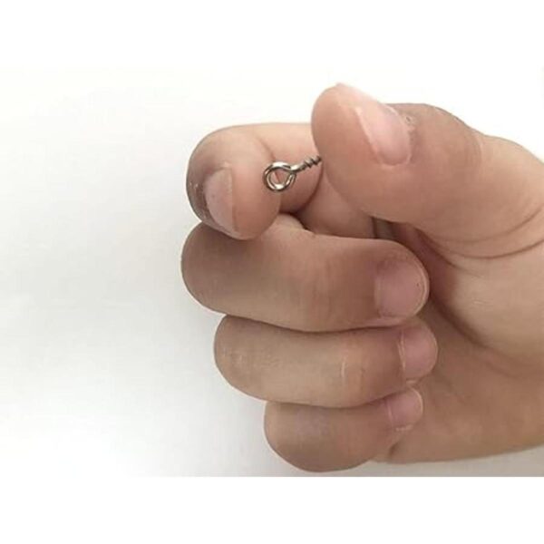 IDEALSV 800 piezas de mini perno de ojo de 0.157 in x_3