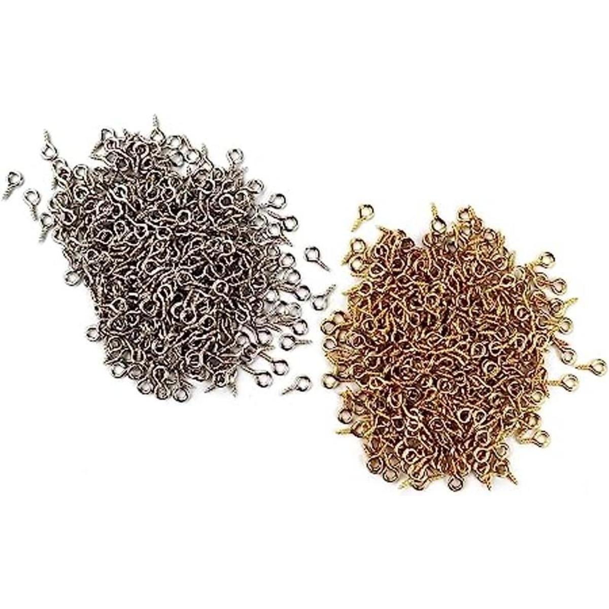 IDEALSV 800 piezas de mini perno de ojo de 0.157 in x