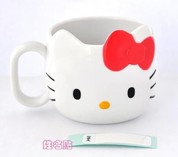 Sanrio Taza troquelada de Hello Kitty Face