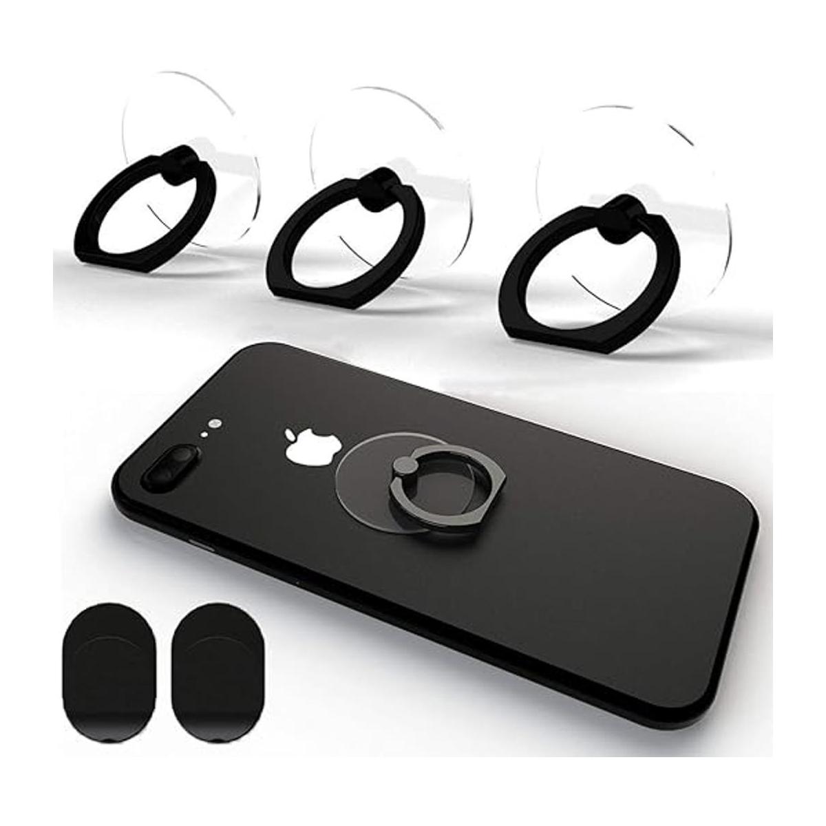 Attom Tech Anillo de teléfono transparente con agarre de