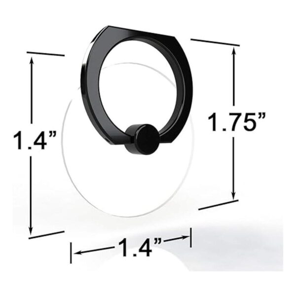 Attom Tech Anillo de teléfono transparente con agarre de_3