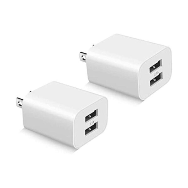Bloque de cargador de pared USB paquete de 2 conectores_1